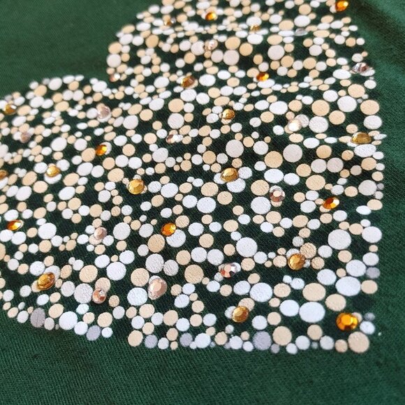 NFL New York Jets t-shirt BLING Large - Picture 2 of 5